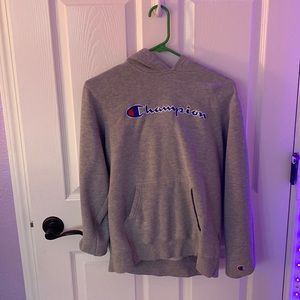 Grey Kids Champion sweatshirt